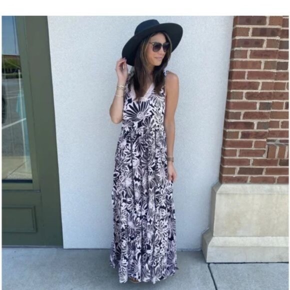 Free People Tiers for you Tiered Maxi dress Small - Picture 1 of 10